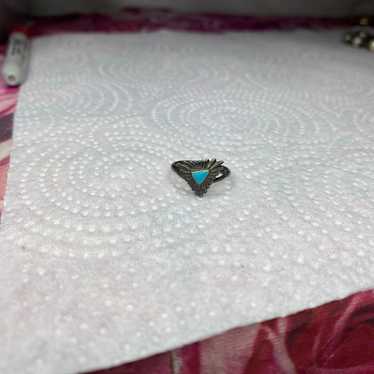 Vintage 925 Navajo turquoise ring