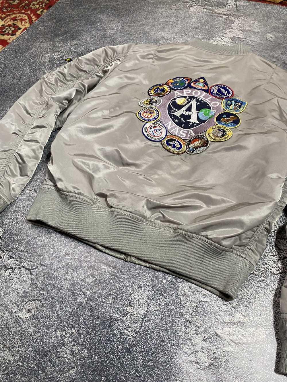 Alpha Industries × Bomber Jacket × Nasa Alpha Ind… - image 10