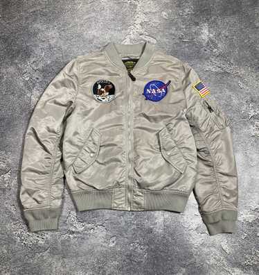 Alpha Industries × Bomber Jacket × Nasa Alpha Ind… - image 1