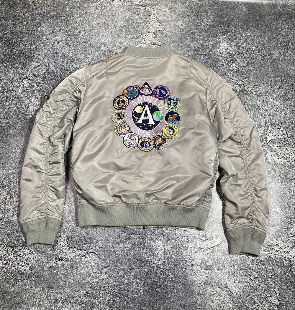 Alpha Industries × Bomber Jacket × Nasa Alpha Ind… - image 2