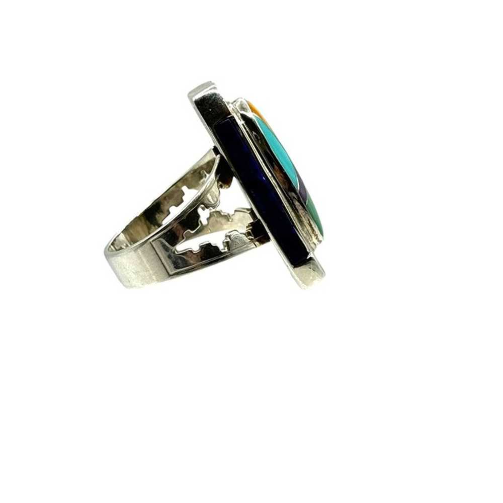 Carolyn Pollack Sterling Silver & 14K Geometric M… - image 3