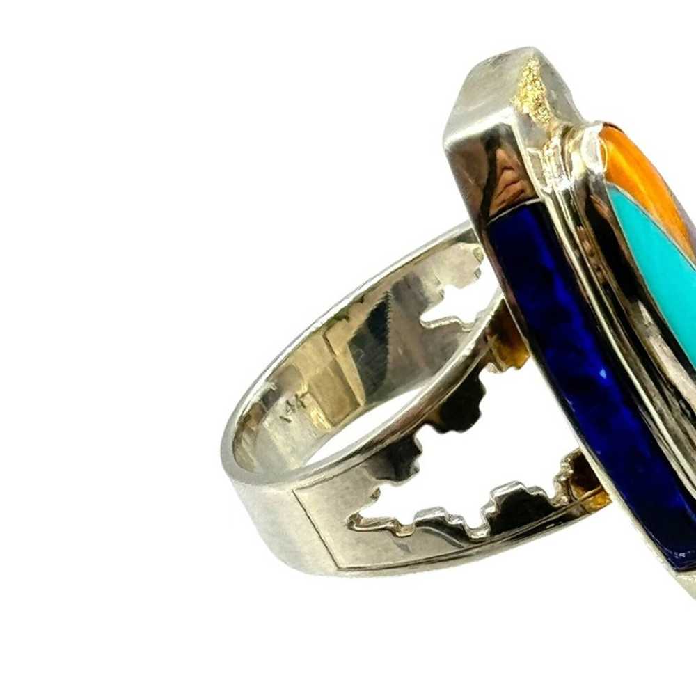 Carolyn Pollack Sterling Silver & 14K Geometric M… - image 7