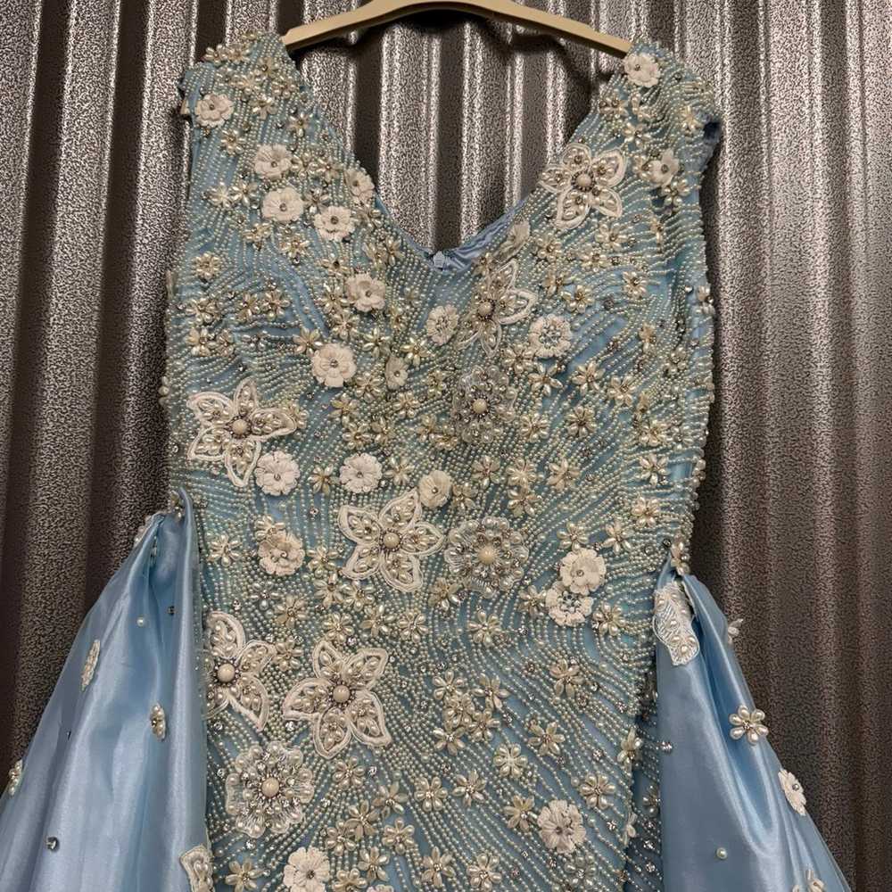 Light Blue Dress for evening, prom, pageant READ … - image 2