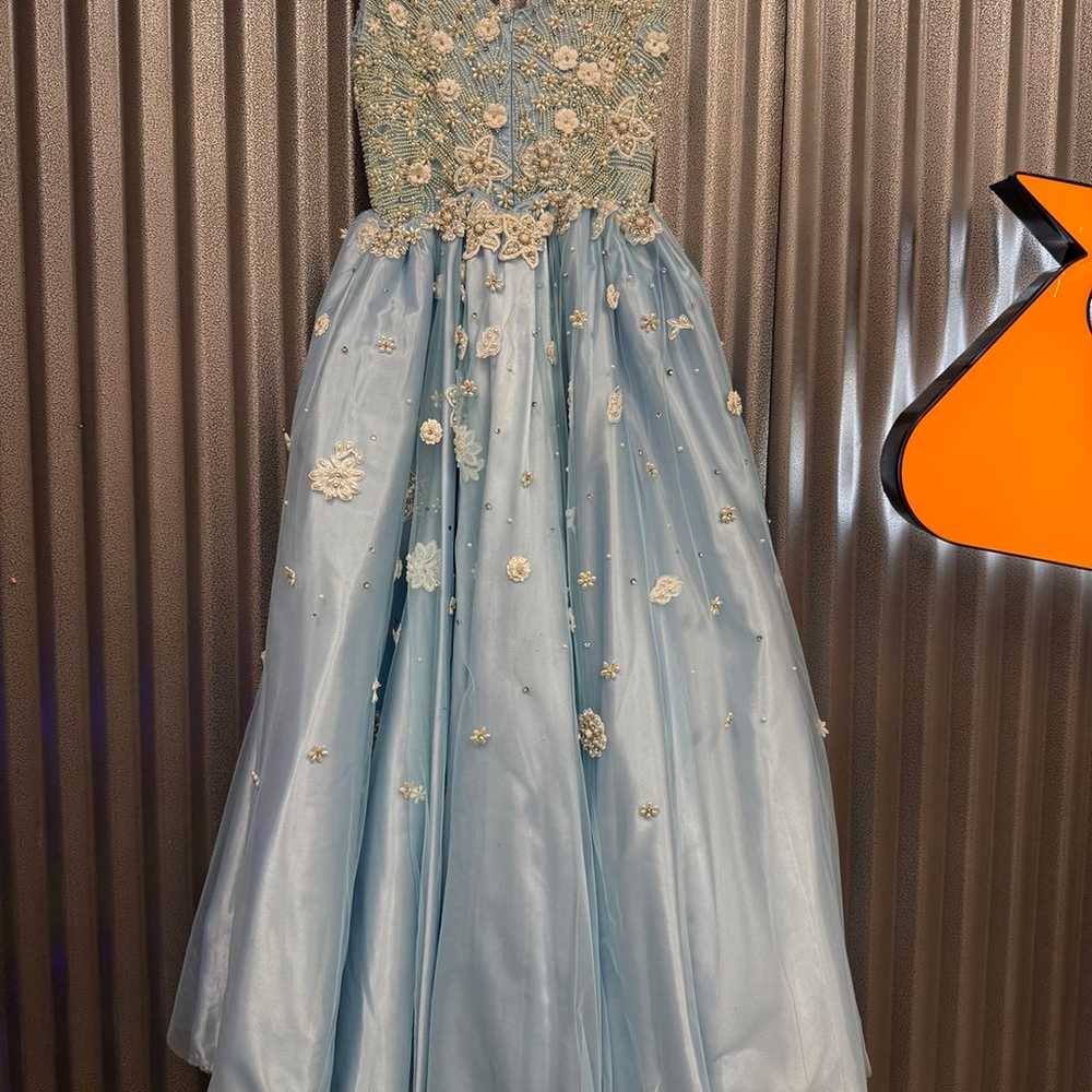 Light Blue Dress for evening, prom, pageant READ … - image 3