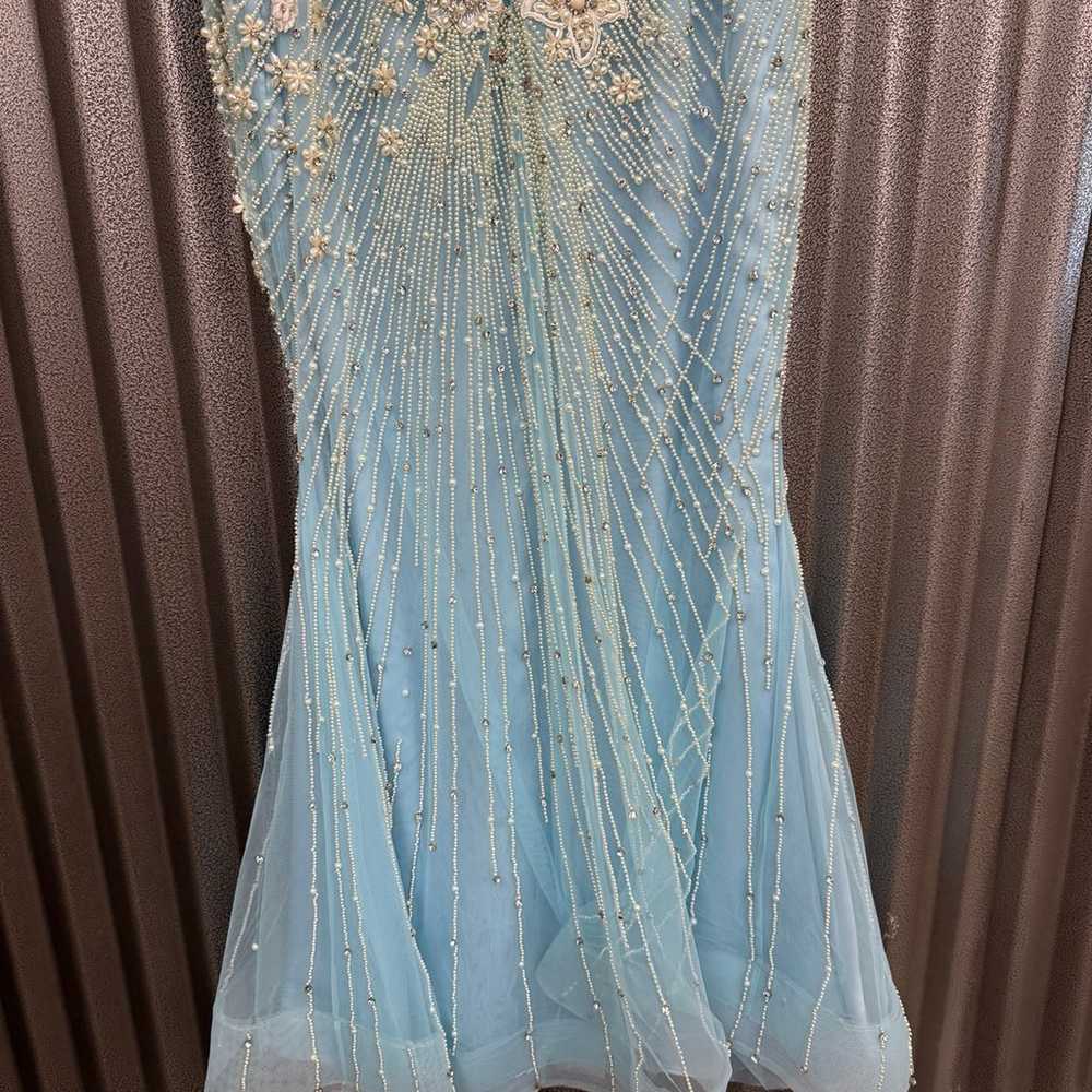 Light Blue Dress for evening, prom, pageant READ … - image 6