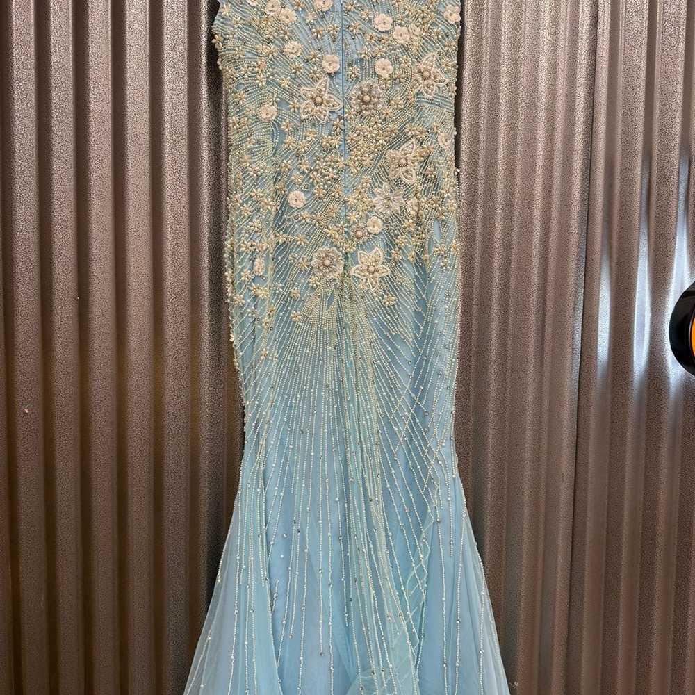 Light Blue Dress for evening, prom, pageant READ … - image 8