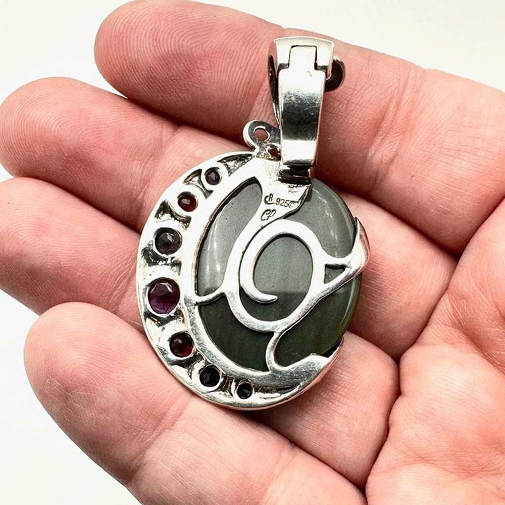 Carolyn Pollack Womens Pendant Sterling Silver Ge… - image 3