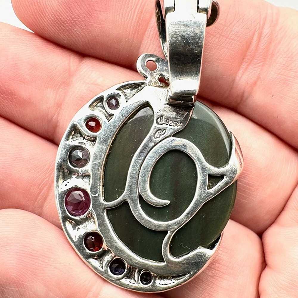 Carolyn Pollack Womens Pendant Sterling Silver Ge… - image 4