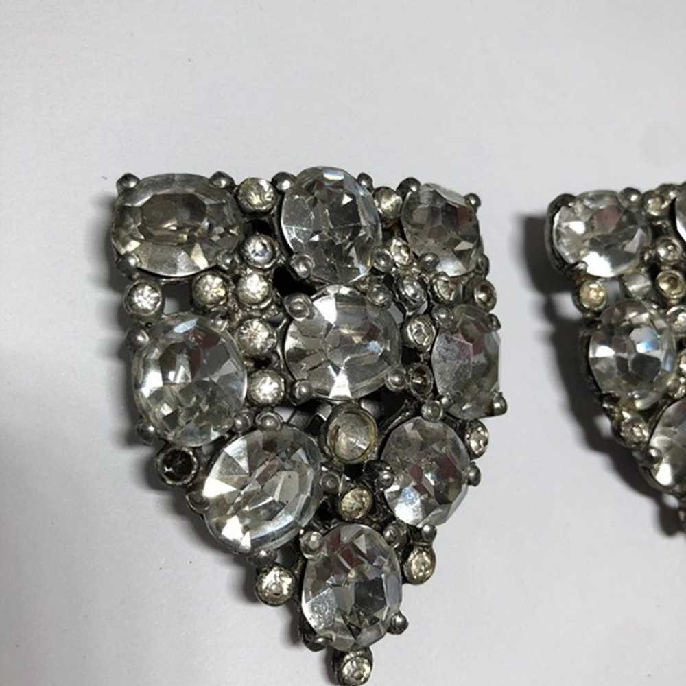 Atj80112 1930s Clips Vintage Brooch Dress Clips - image 2