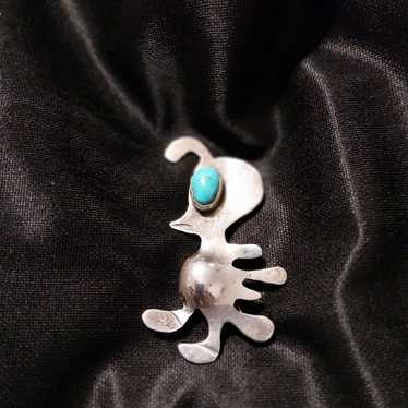 Sterling Silver Native Pin