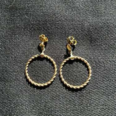 14k gold hoop earrings