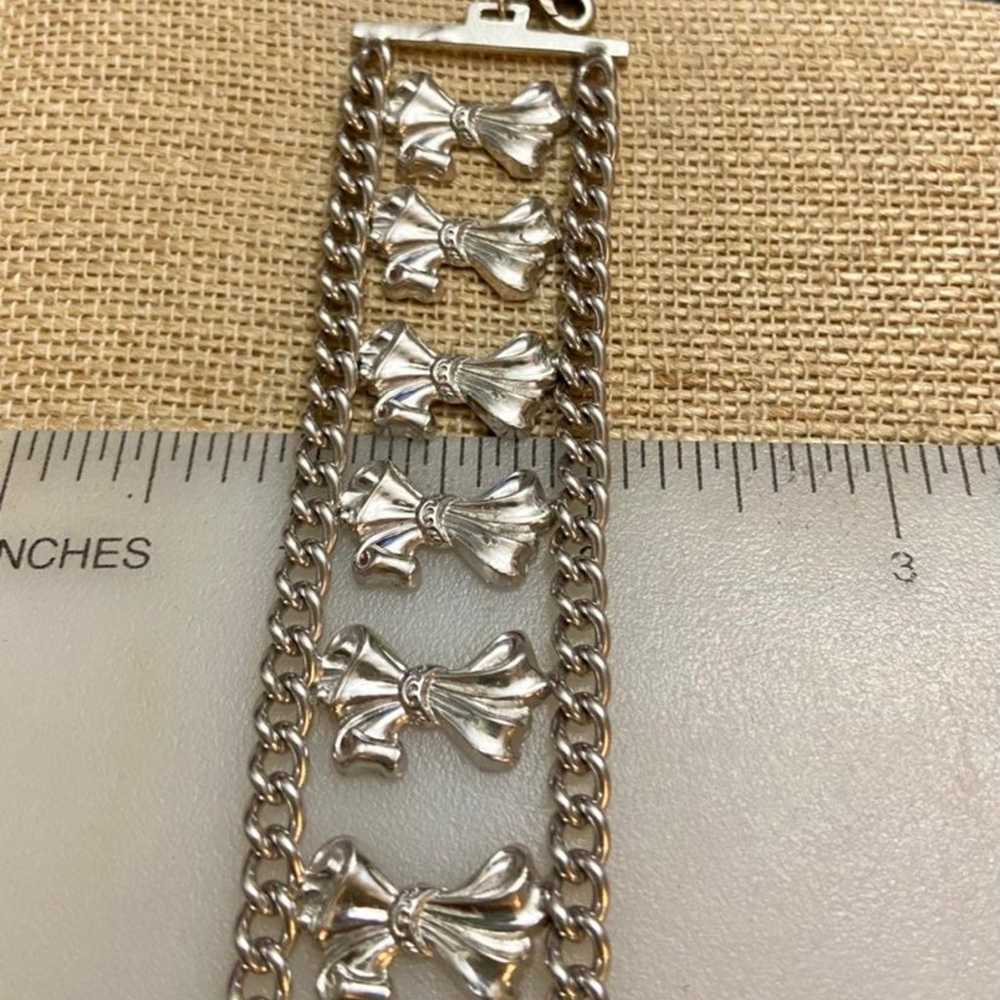 Unique Sterling Double Chain Bracelet - image 7