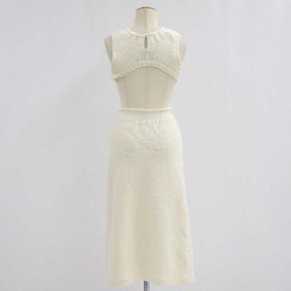 FENDI White Sleeveless Dress Wedding Date - image 3