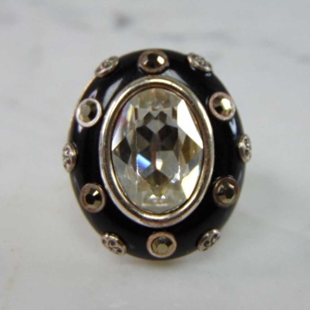 Womens Sterling Silver CZ Ring E2050 - image 2