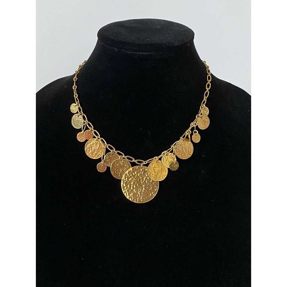 Joan Rivers Necklace Gold Tone Coins Medallions H… - image 10