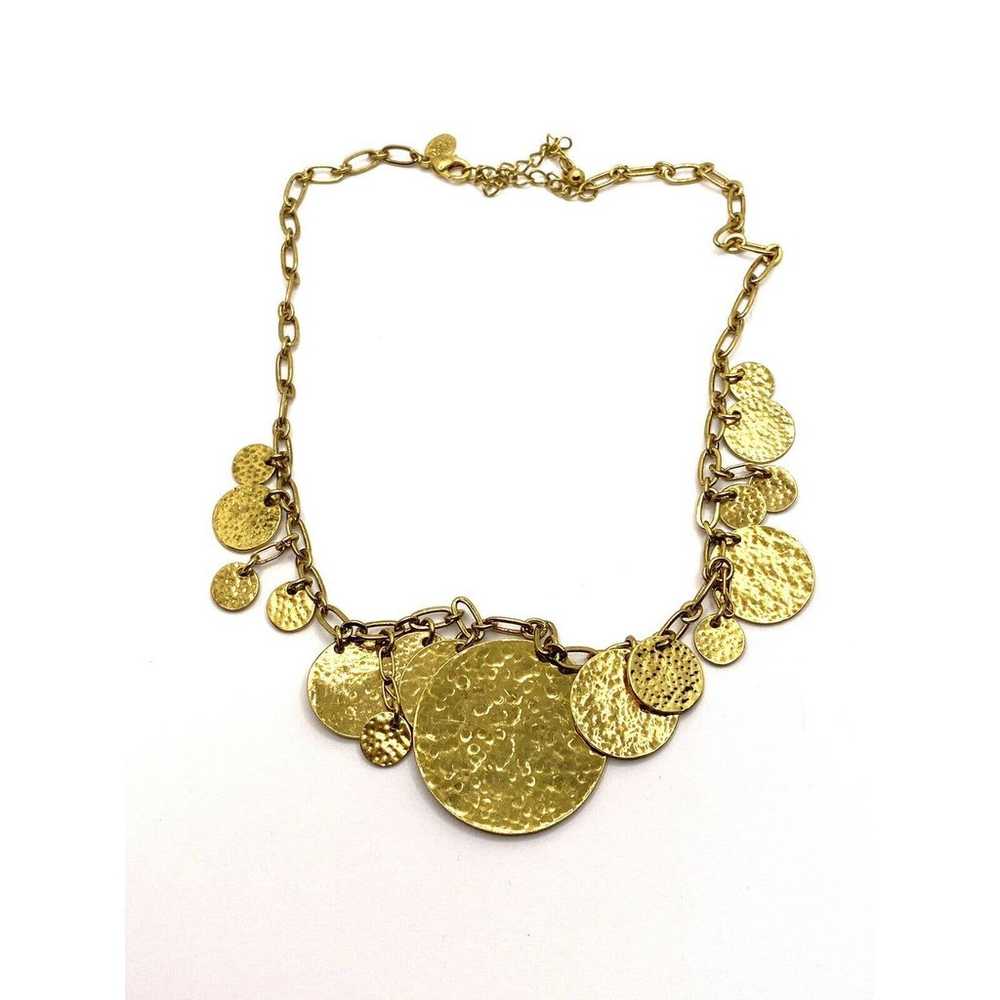 Joan Rivers Necklace Gold Tone Coins Medallions H… - image 2