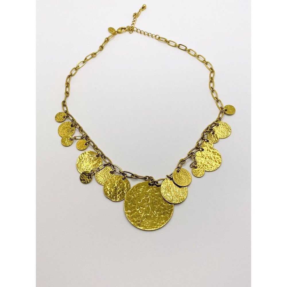 Joan Rivers Necklace Gold Tone Coins Medallions H… - image 6