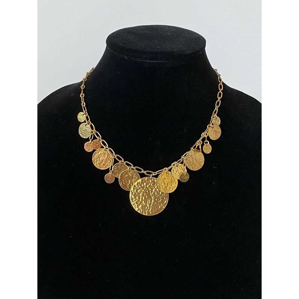 Joan Rivers Necklace Gold Tone Coins Medallions H… - image 8