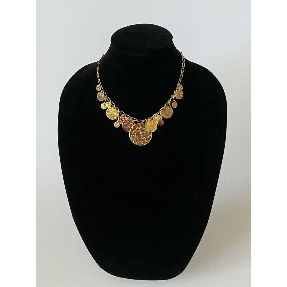 Joan Rivers Necklace Gold Tone Coins Medallions H… - image 9