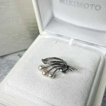 【Beautiful Condition✨】 MIKIMOTO Brooch Akoya Pear… - image 1