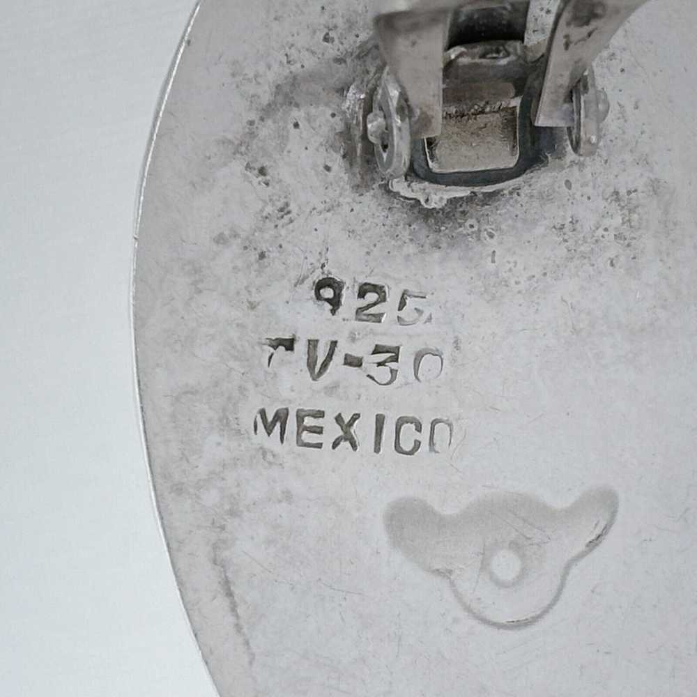 Vintage Mexico Taxco TV-30 Sterling Silver 925 Ov… - image 3