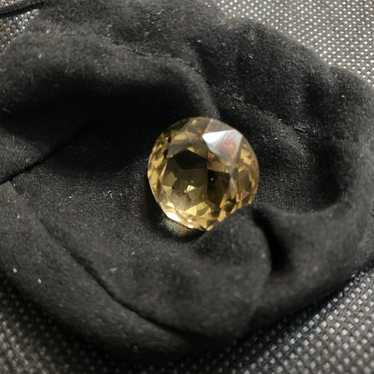 Vintage Natural Loose African yellow sapphire roun