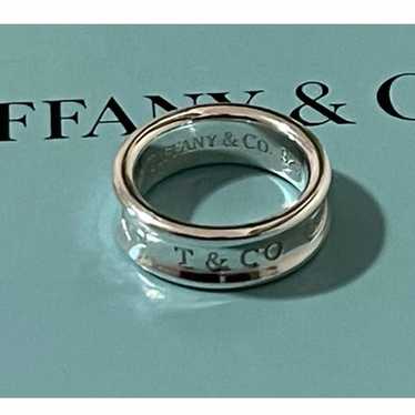 Tiffany & Co. 925 Sterling 1997 Concave ring Size buy 6.5