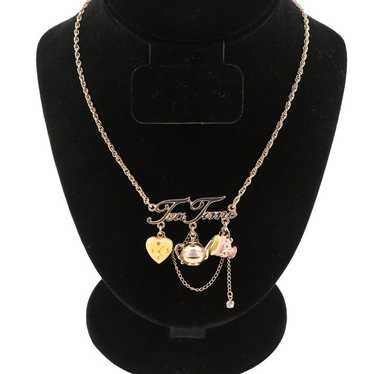 Betsey Johnson Vintage Tea Time Heart Locket Charm