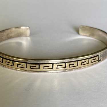 14K Gold and Sterling Silver Bracelet