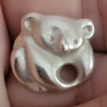 Tiffany & Co. Sterling Silver Koala Bear Charm Pe… - image 1