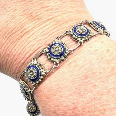 Antique Chinese Womens Bracelet Sterling Silver B… - image 1