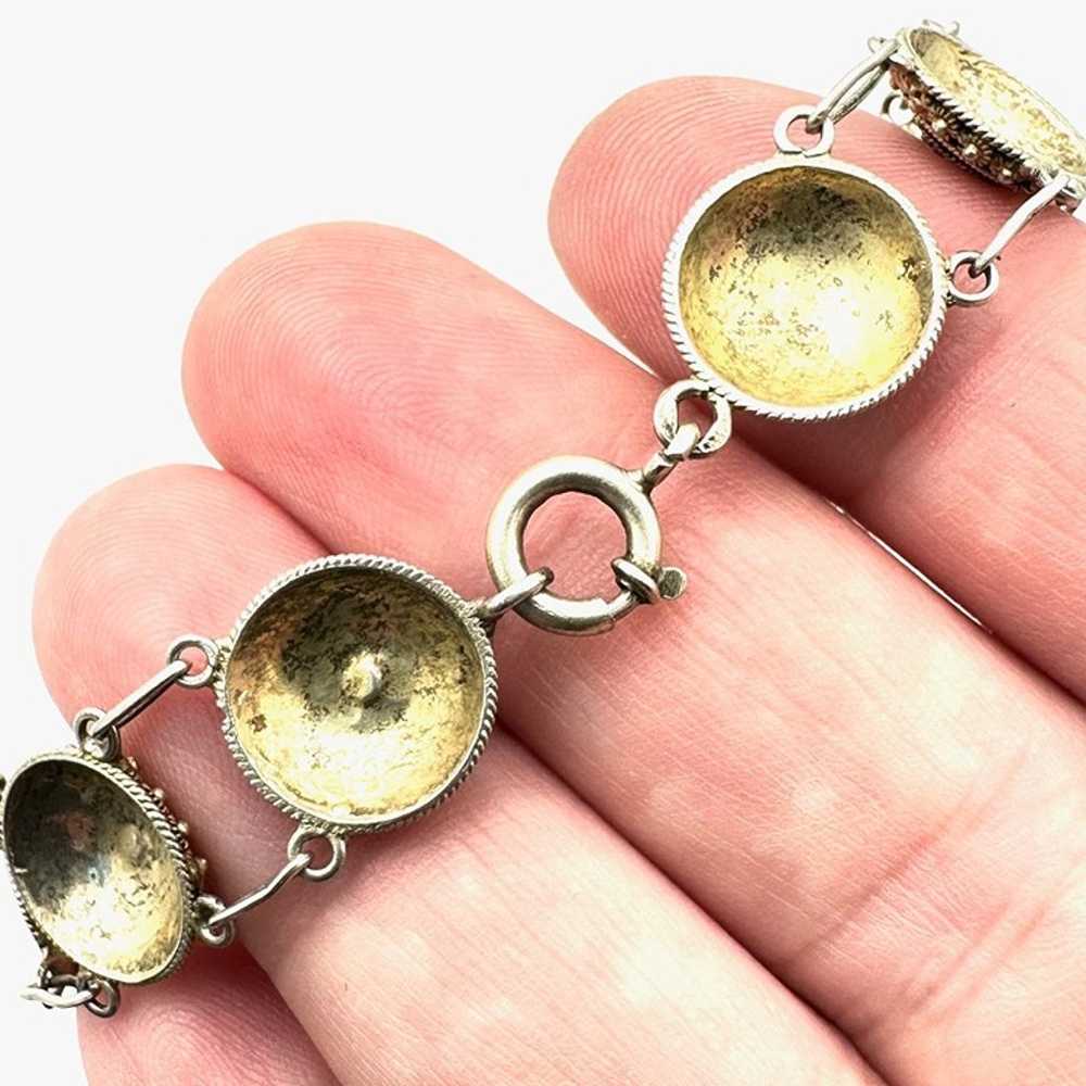 Antique Chinese Womens Bracelet Sterling Silver B… - image 4