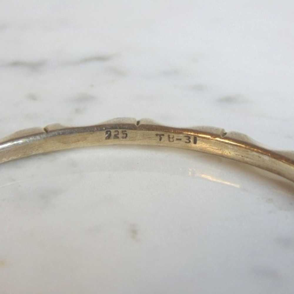 Womens Vintage Estate Sterling Silver Bracelet 20… - image 2