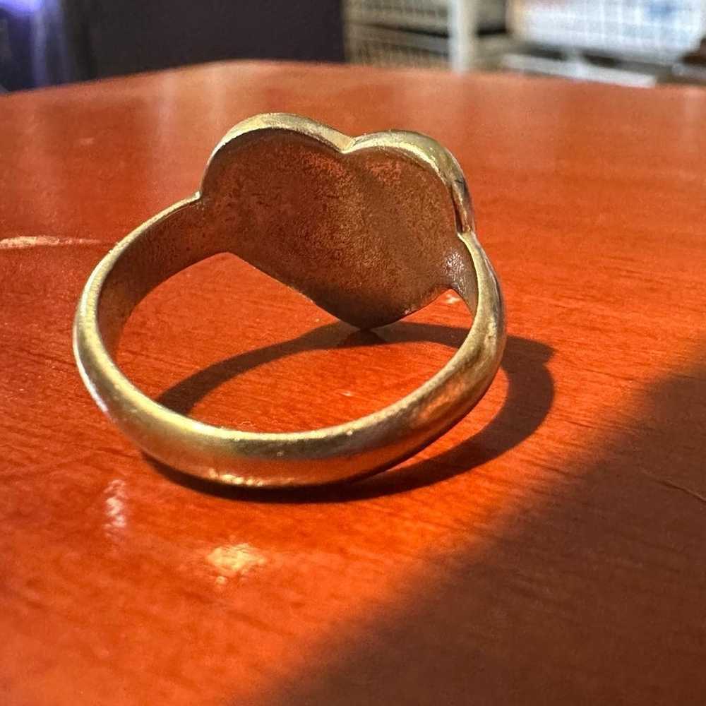 Tiffany & Co signet heart ring - image 2