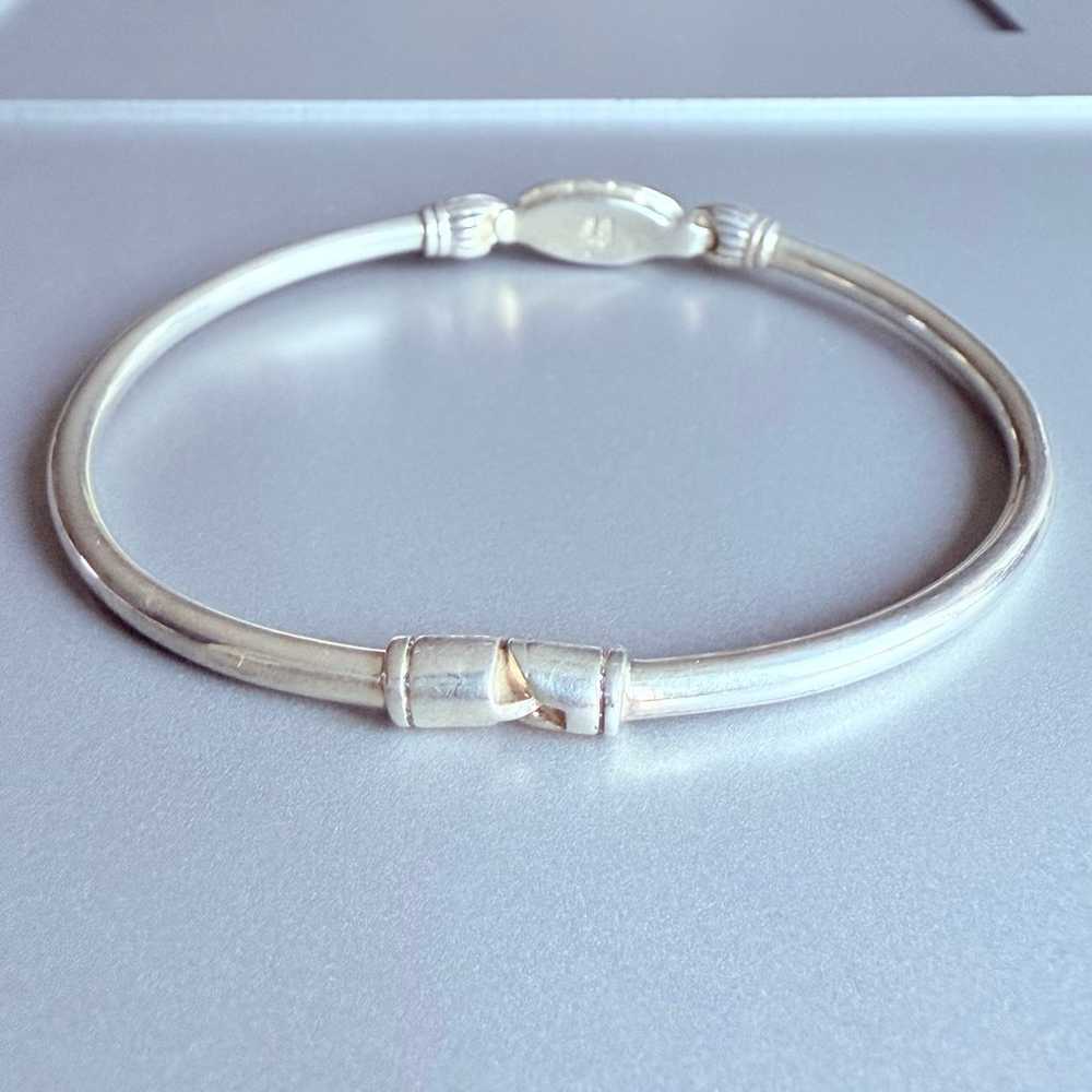 Jezlaine JEZ Mother Of Pearl MOP Bangle Hinged St… - image 7