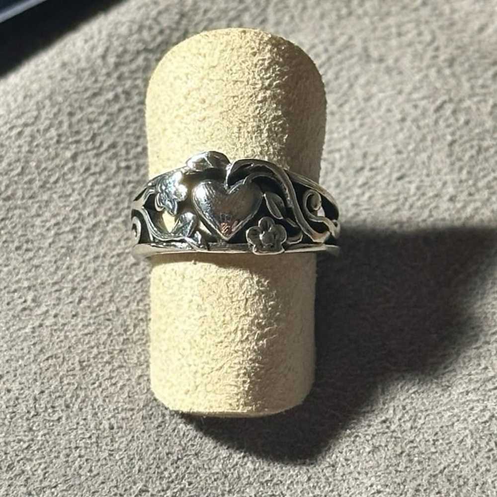 James Avery retired heart vines Ring - image 1