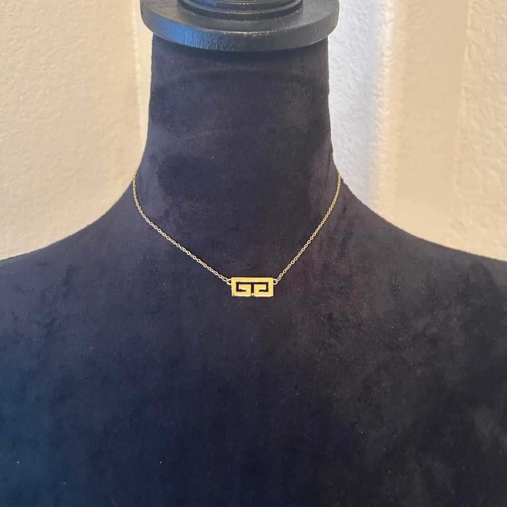 Givenchy GG Vintage Necklace 14in Choker - image 1