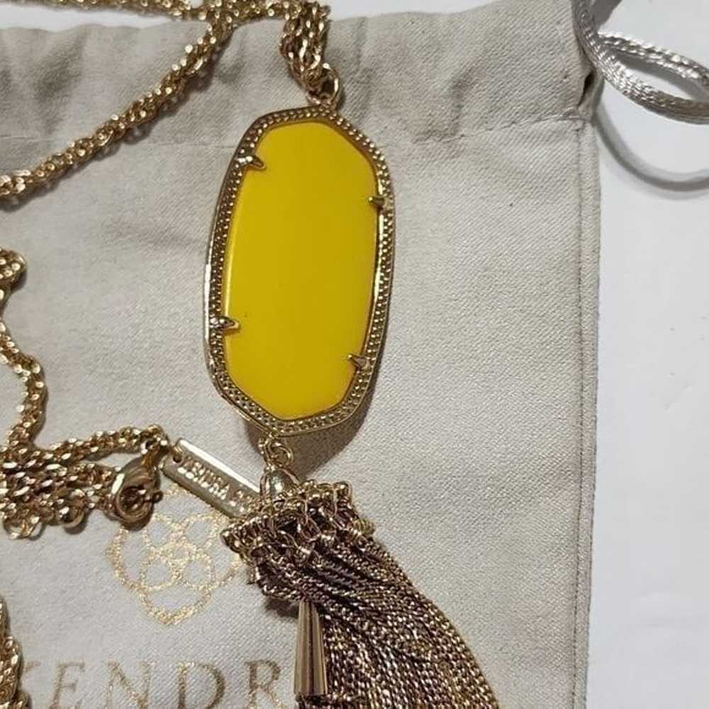 Kendra scott Vintage Yellow and Gold Rayne neckla… - image 11