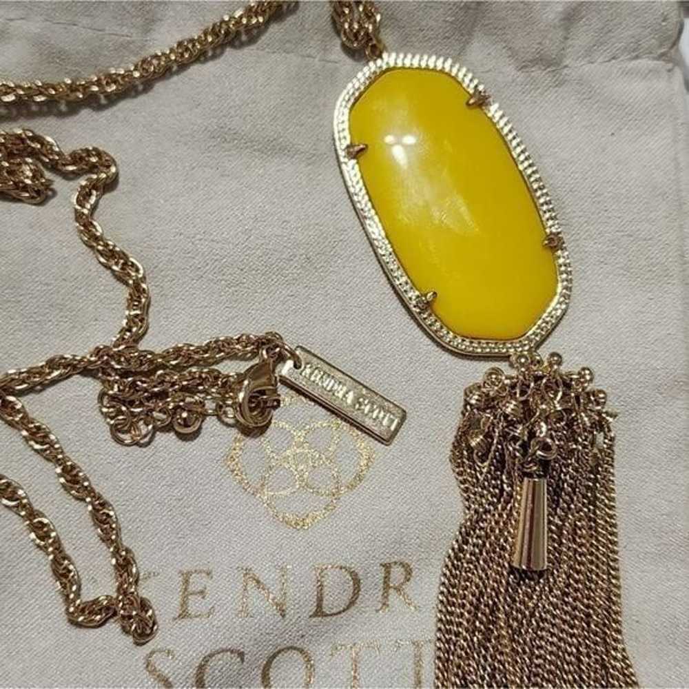 Kendra scott Vintage Yellow and Gold Rayne neckla… - image 6