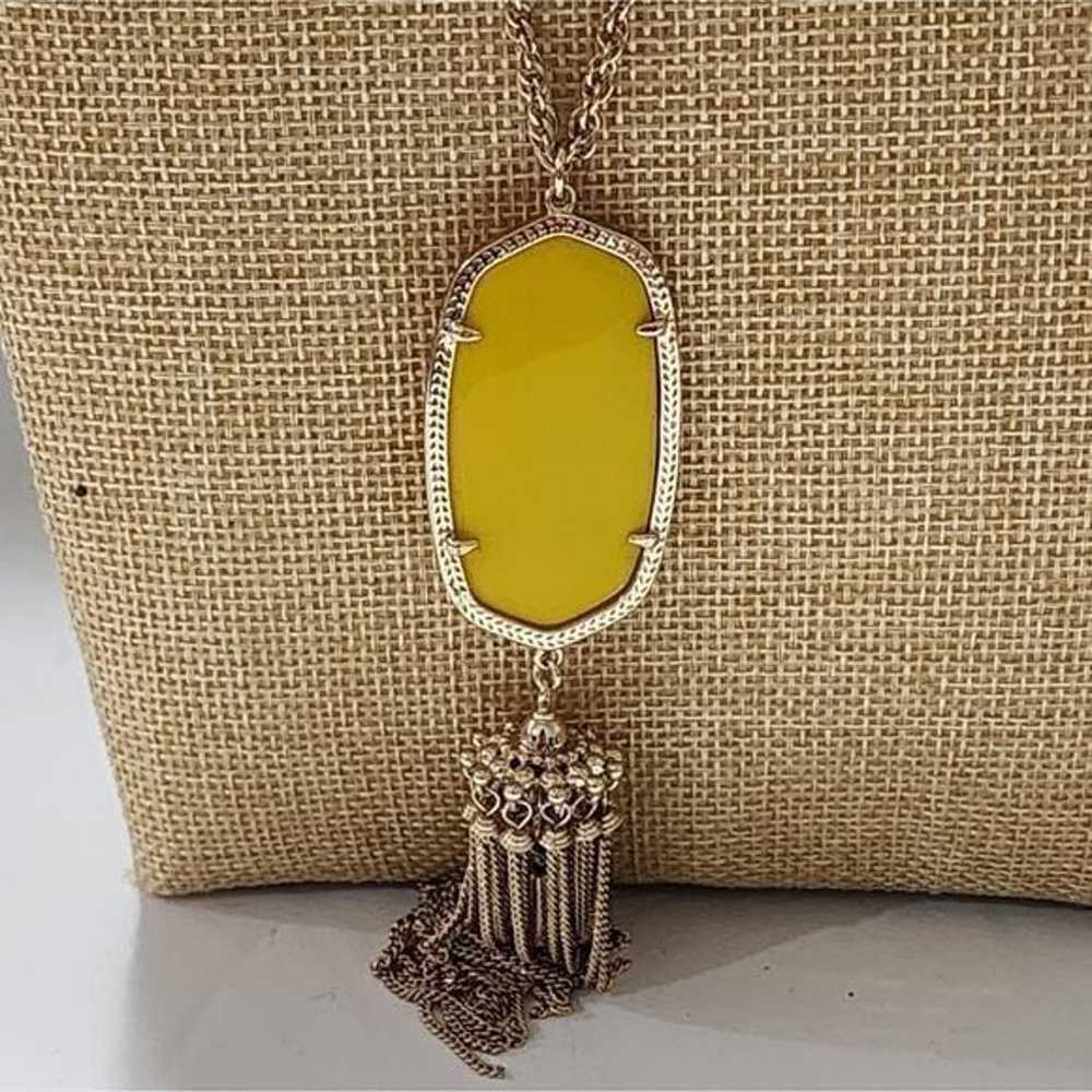 Kendra scott Vintage Yellow and Gold Rayne neckla… - image 9