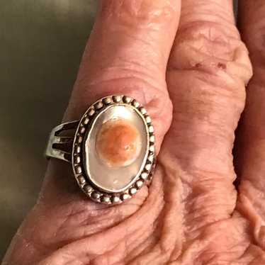 Native American Sterling /Abalone Ring