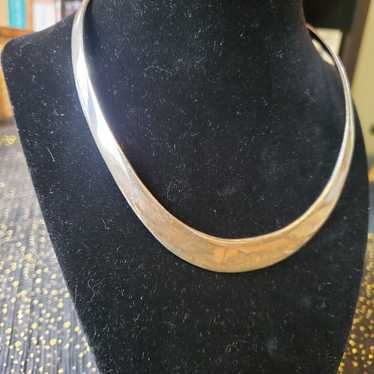 HEAVY Gorgeous Vintage Sterling Silver Tapered Mod