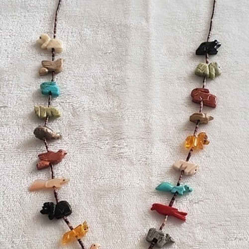 Native fetish necklace - image 1