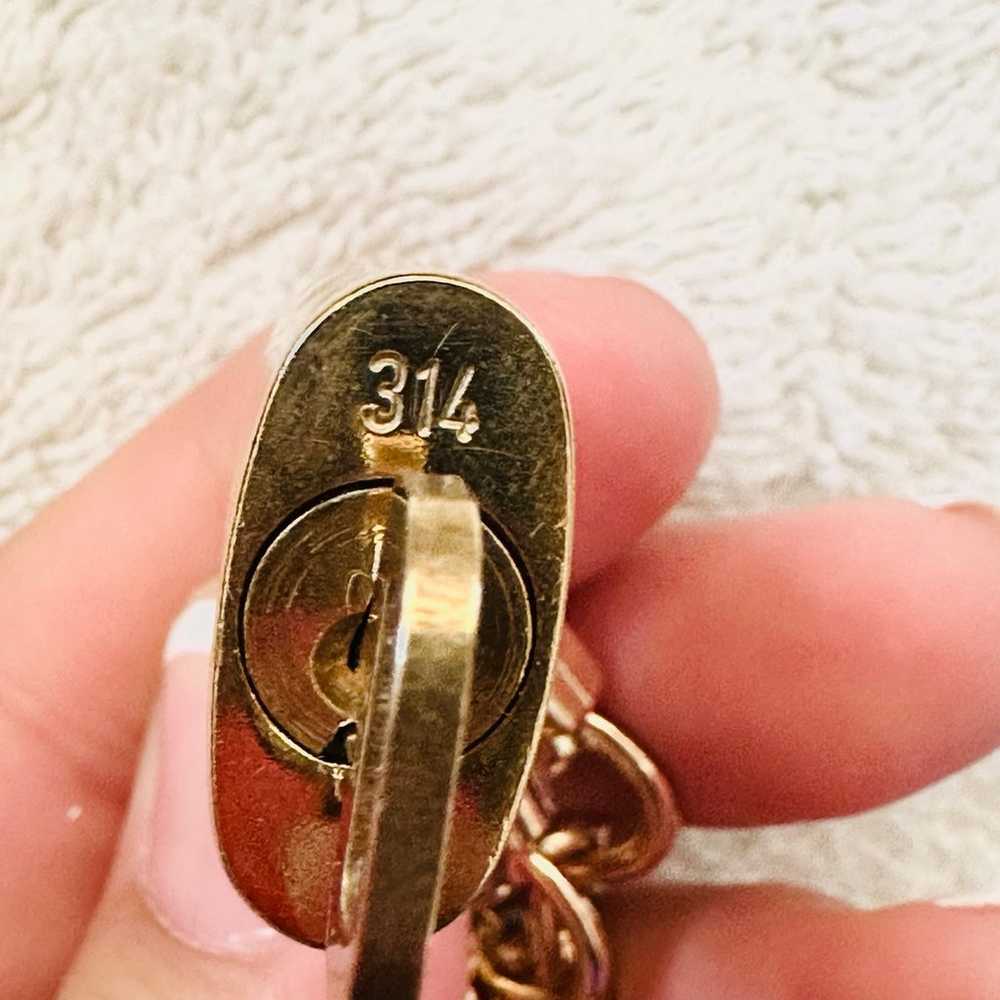 Louis Vuitton 314 Pi π padlock and key with chain - image 4