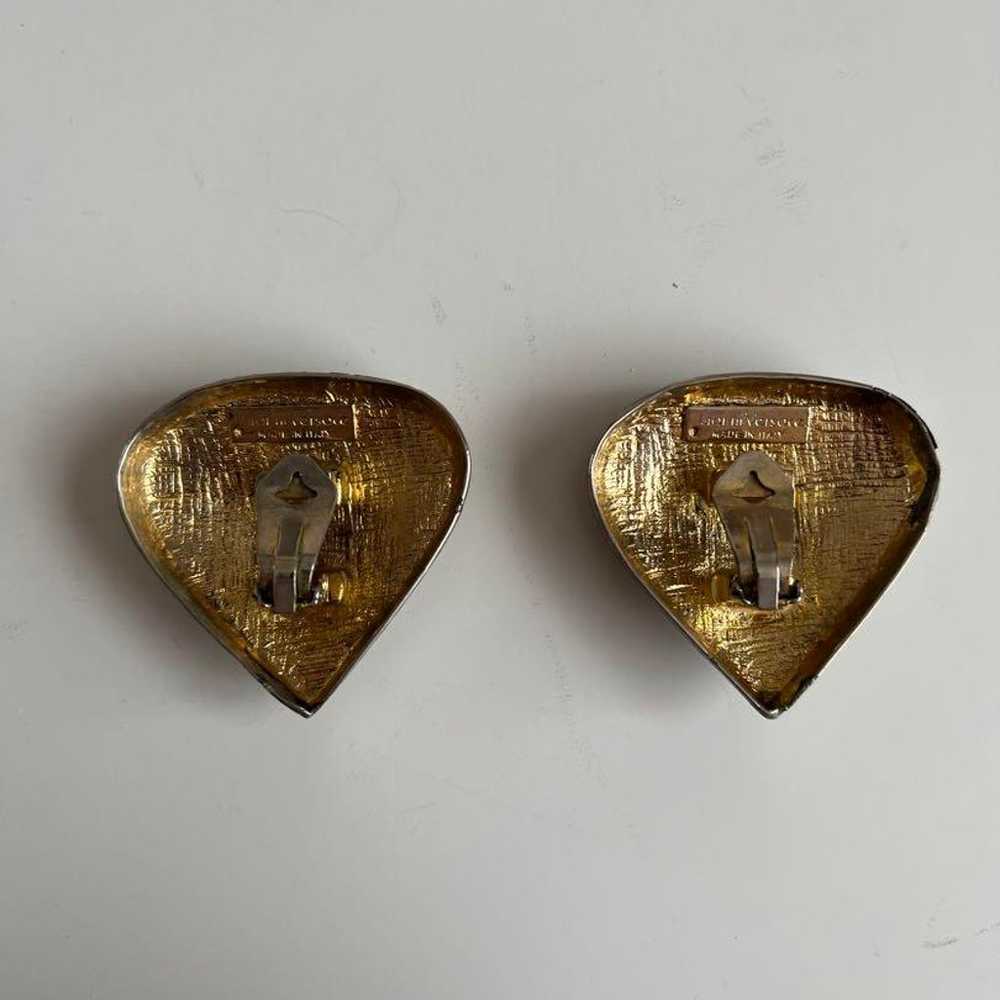 VINTAGE GIANNI VERSACE EARRING - image 2