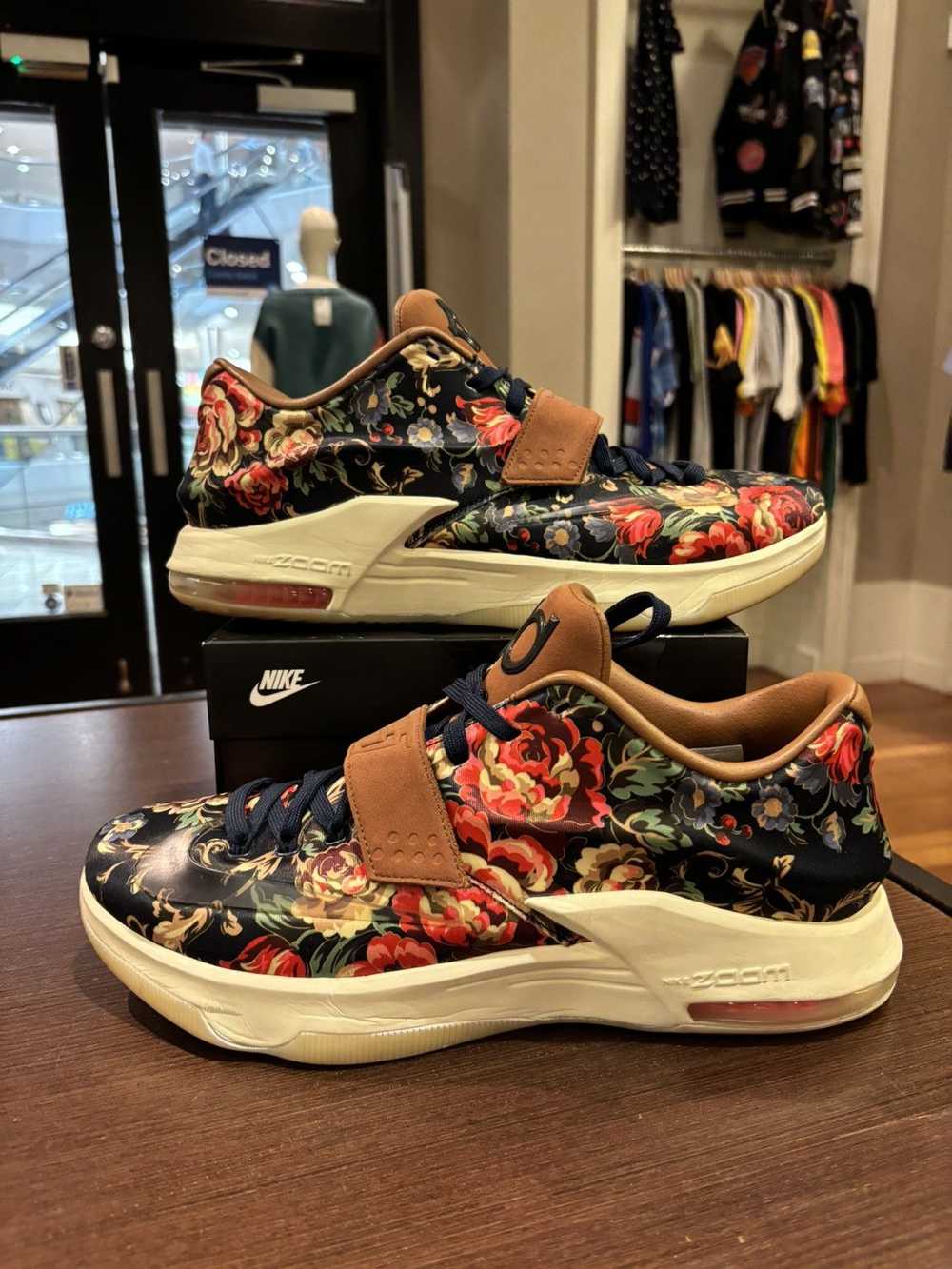 Kevin Durant × Nike Nike KD 7 EXT Floral - image 2