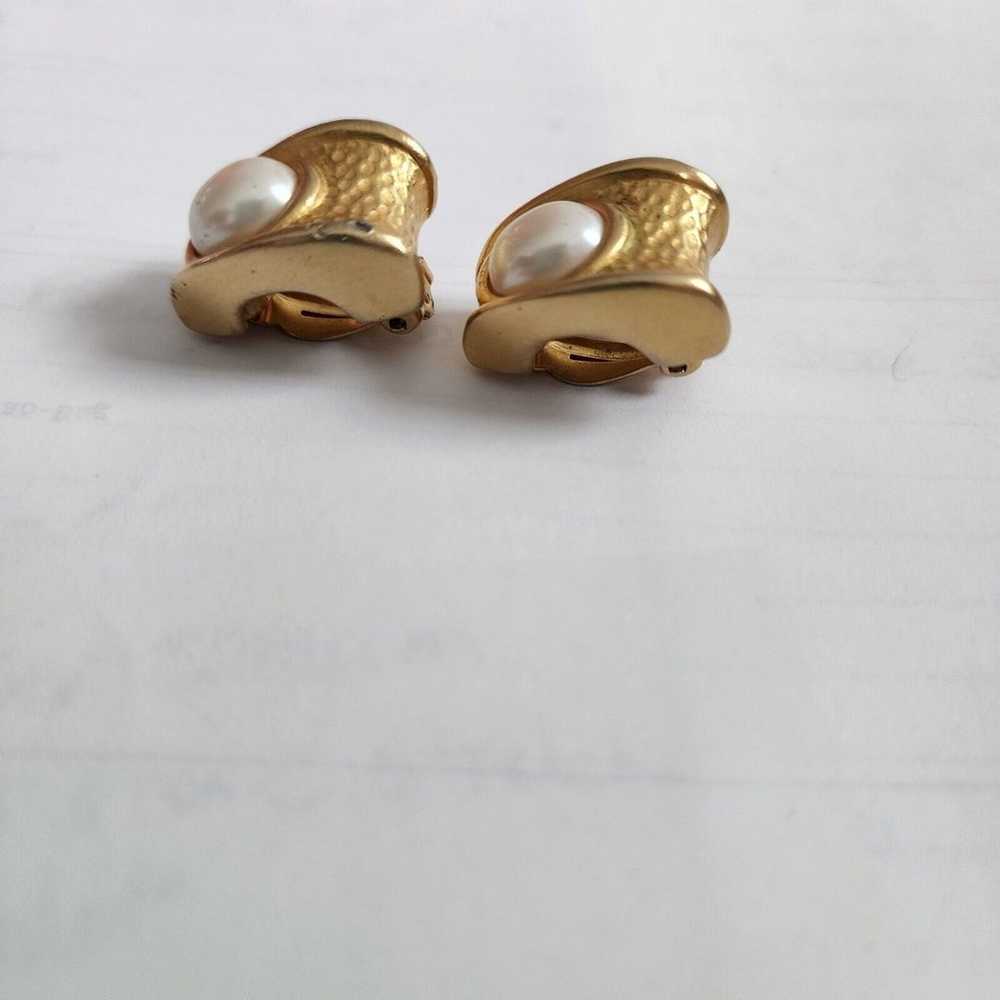 Givenchy Clip Earrings Chunky Door Knocker Oval F… - image 3