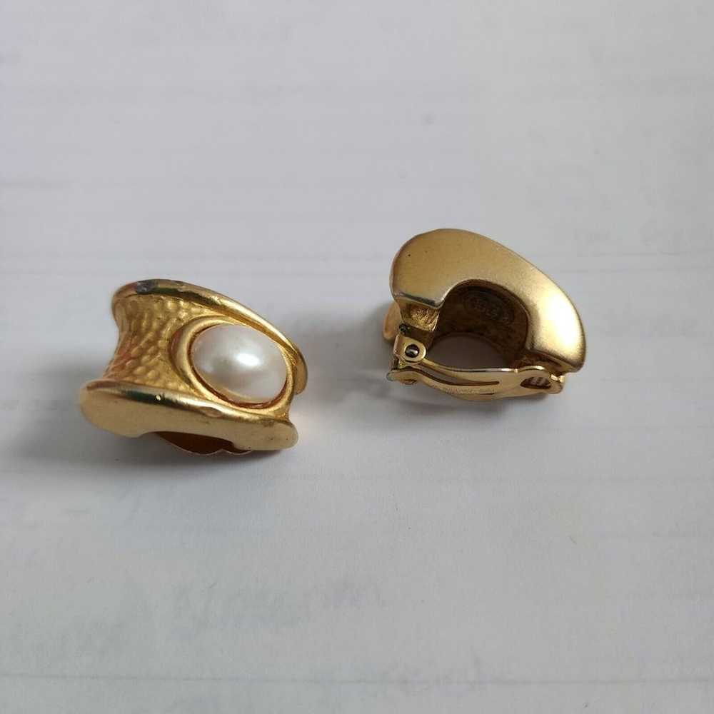 Givenchy Clip Earrings Chunky Door Knocker Oval F… - image 7