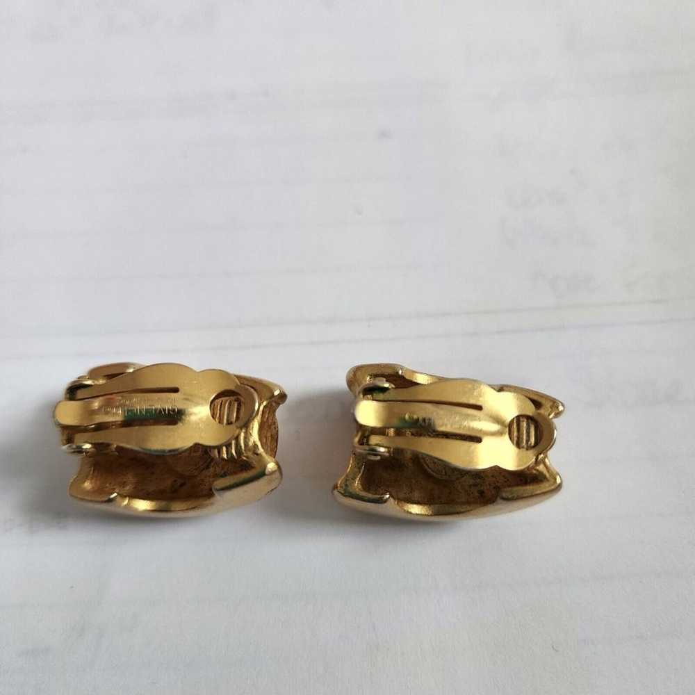 Givenchy Clip Earrings Chunky Door Knocker Oval F… - image 8