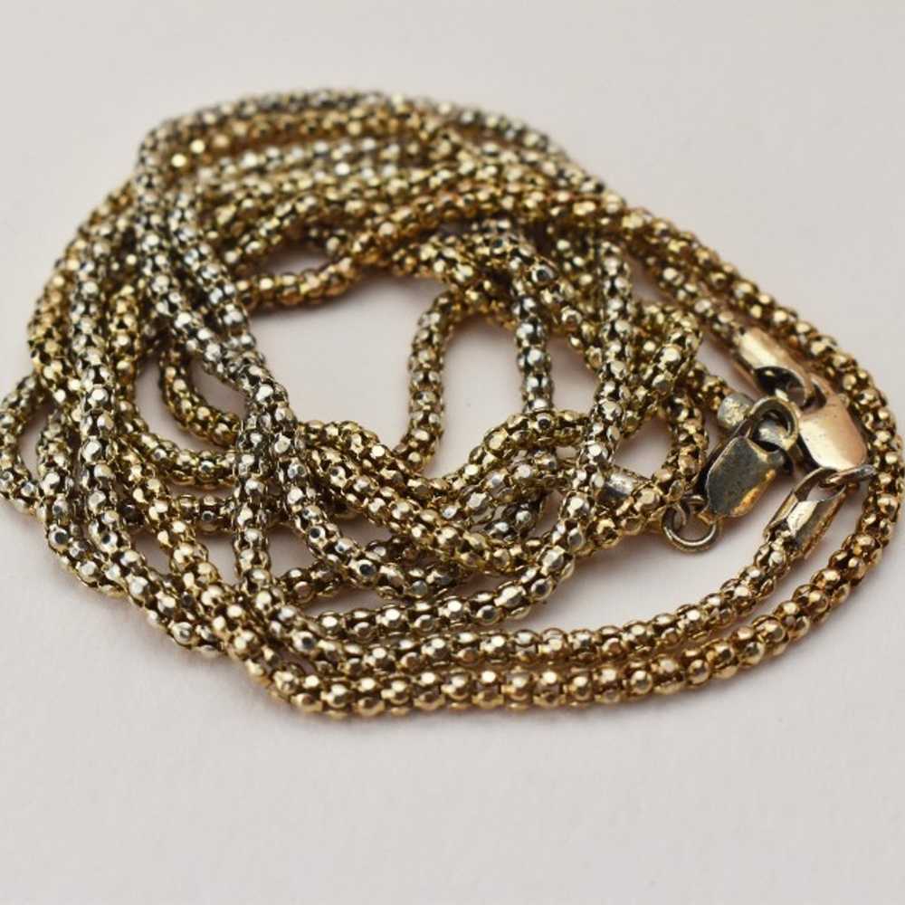 Chunky chain 925 sterling silver necklace set - image 4